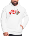 Christmas Skull White - Unisex Bio-Hoodie - Weiß