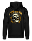 Burning Skull - Unisex Organic Hoodie - Schwarz