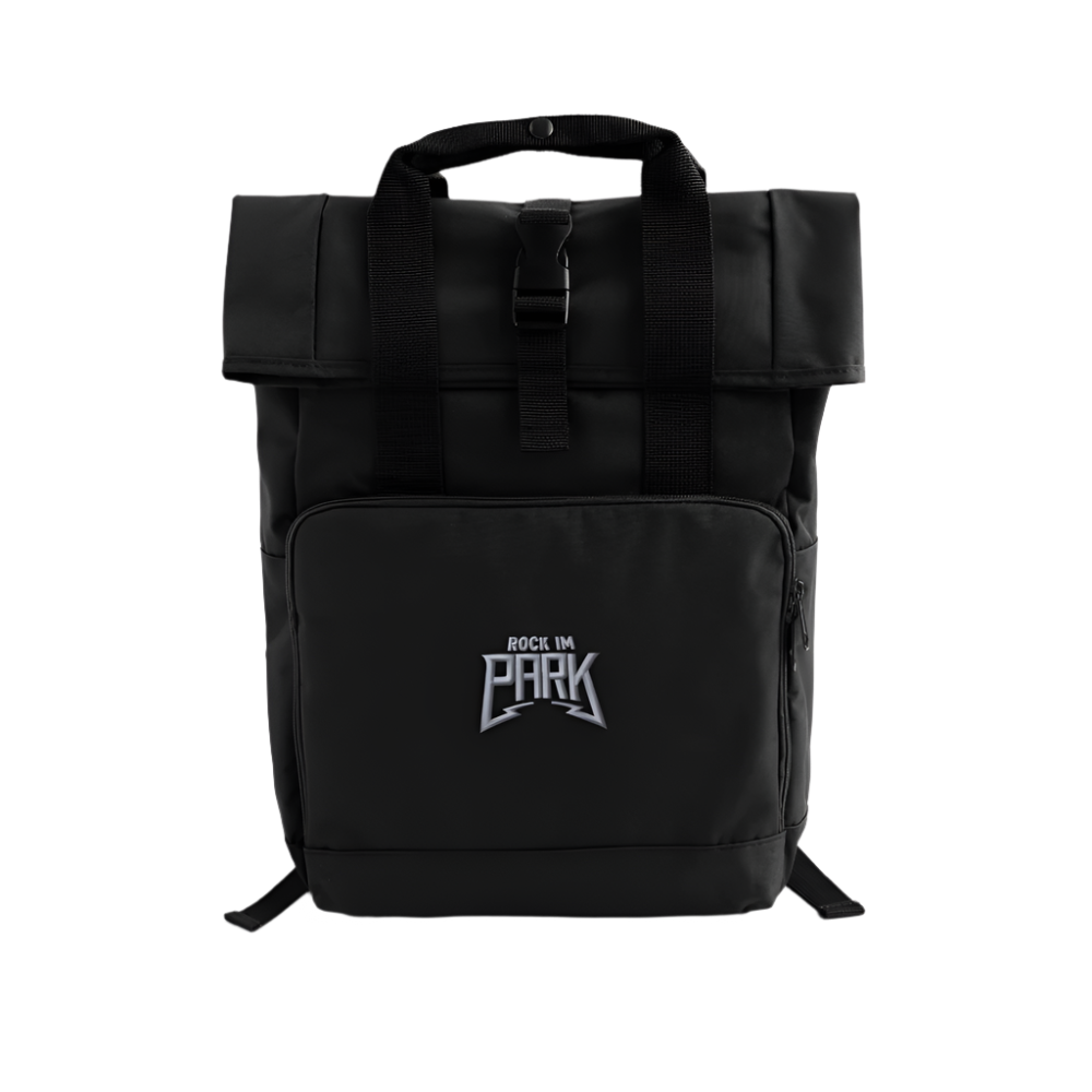 Rock im Park - Rolltop Rucksack 14 Liter - Schwarz