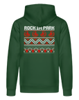 Xmas Pixel - Unisex Bio-Hoodie - Flaschengrün