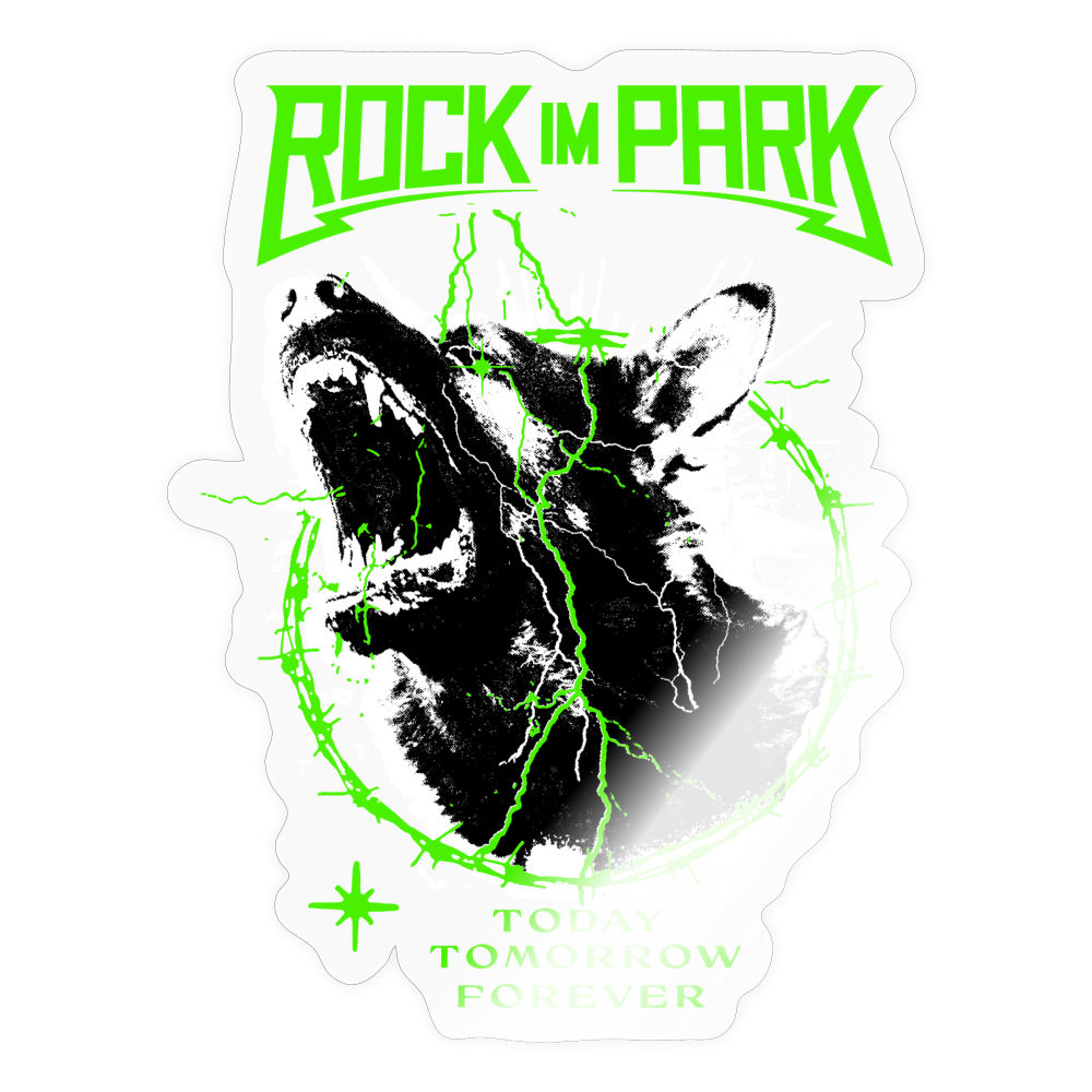 Rock im Park Dangerdog - Sticker - transparent glossy