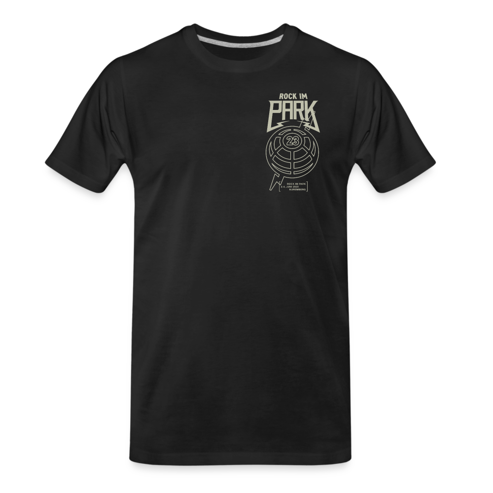 Rock im Park Basic Line Icons - Men’s Premium Organic T-Shirt - black