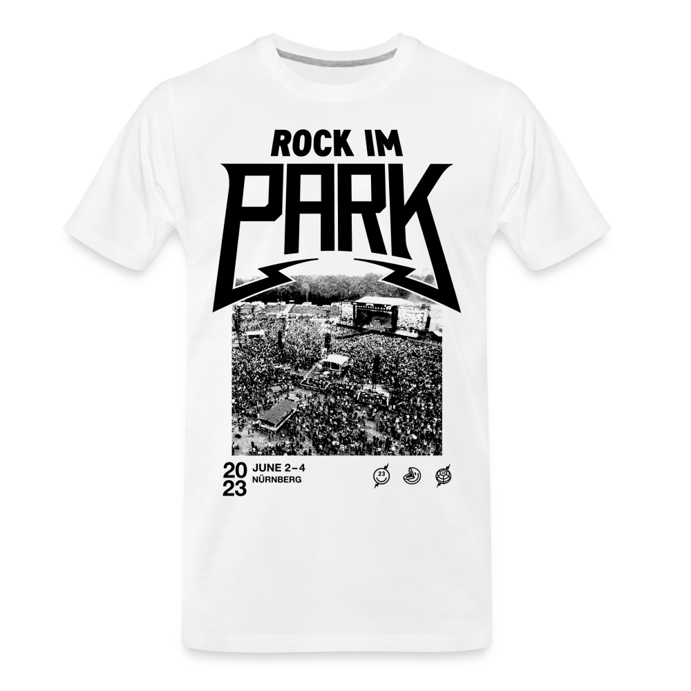 Rock im Park Crowd - Premium Organic T-Shirt - white