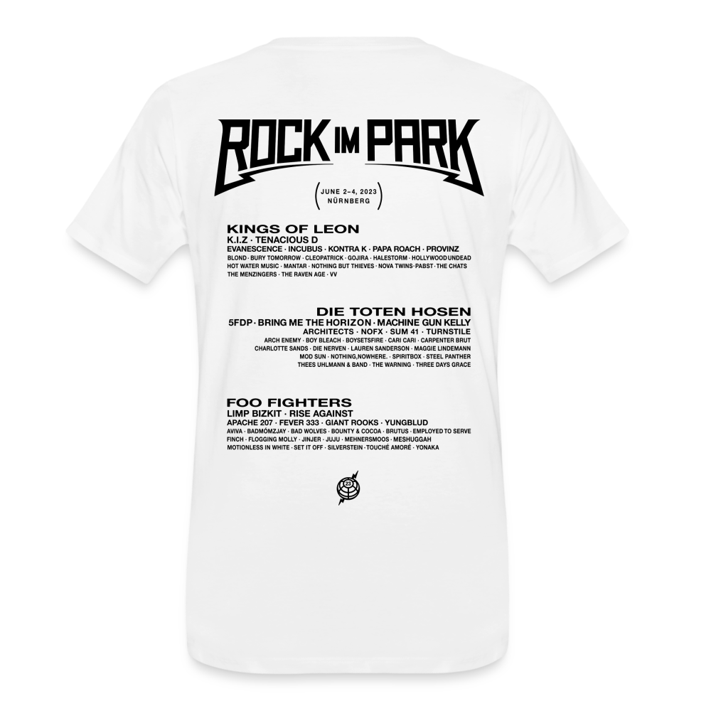 Rock im Park Crowd - Premium Organic T-Shirt - white