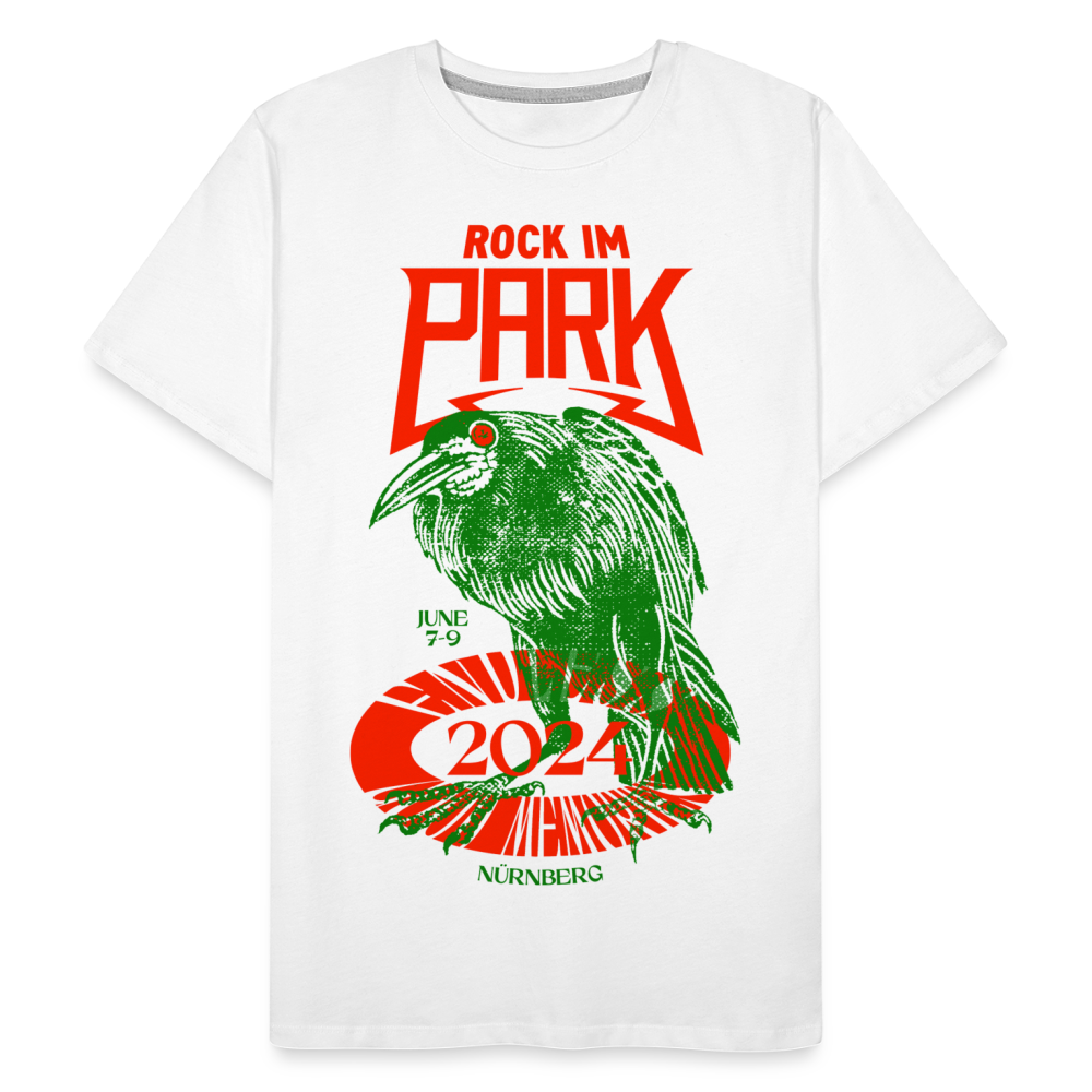 Rock im Park Memory Raven - Unisex Organic T-Shirt - weiß