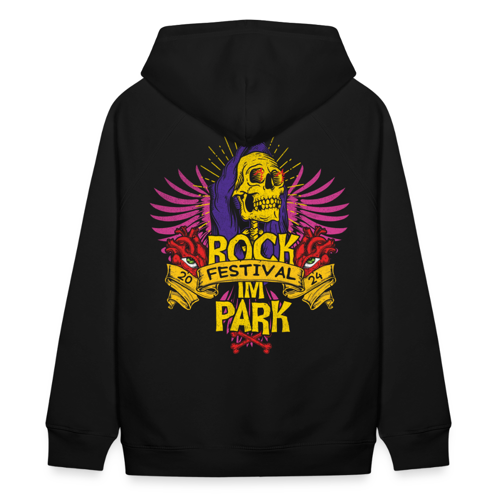 Rock im Park Skull&#39;n&#39;Crossbones - Unisex Organic Hoodie - Schwarz