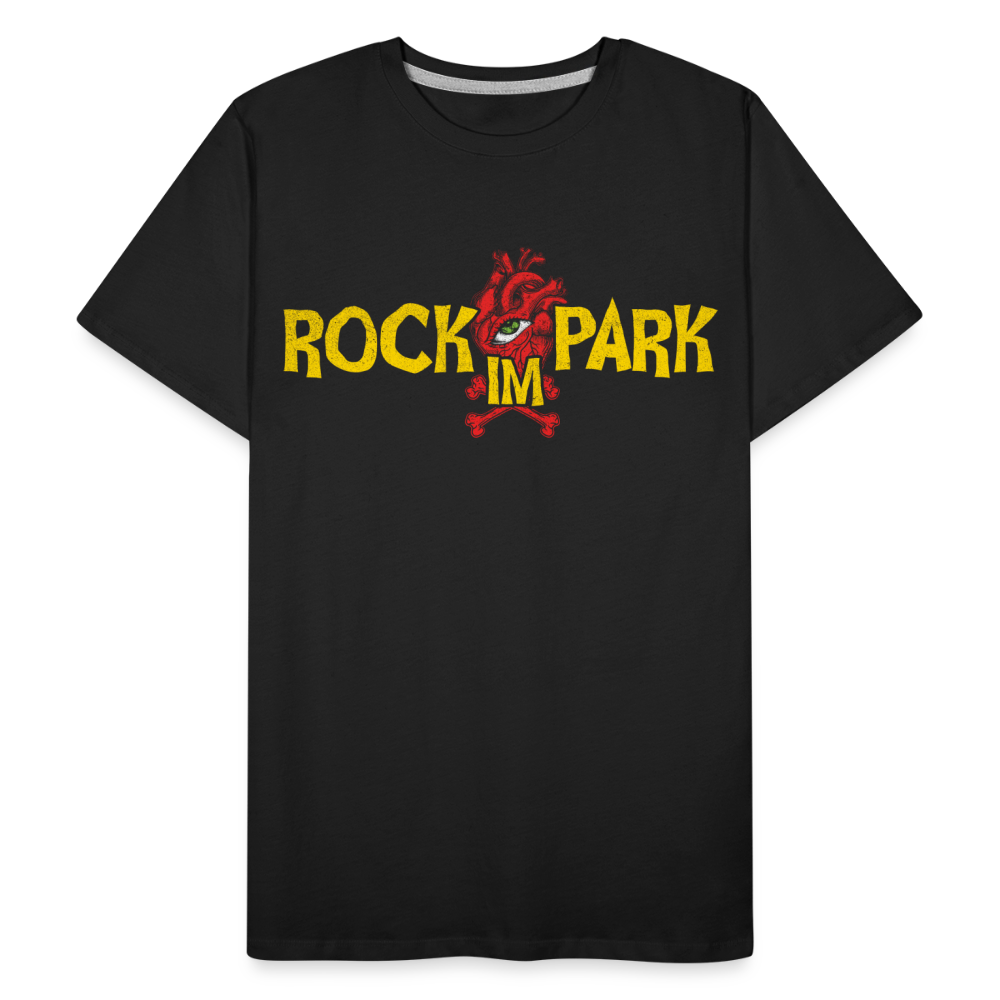 Rock im Park Skull'n'Crossbones - Unisex Organic T-Shirt - Schwarz