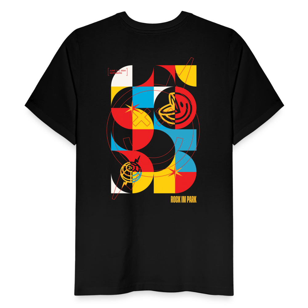Cubic Color - Unisex Organic T-Shirt - Schwarz